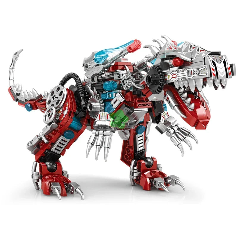 2-in-1 Mechanical Indominus Rex Building Blocks