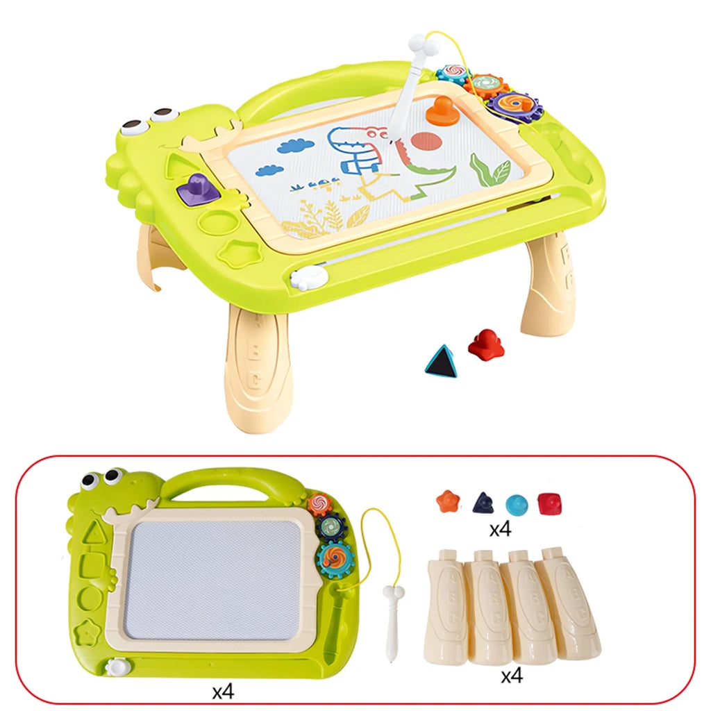 Dinosaur Magnetic Color Drawing Board for Kids