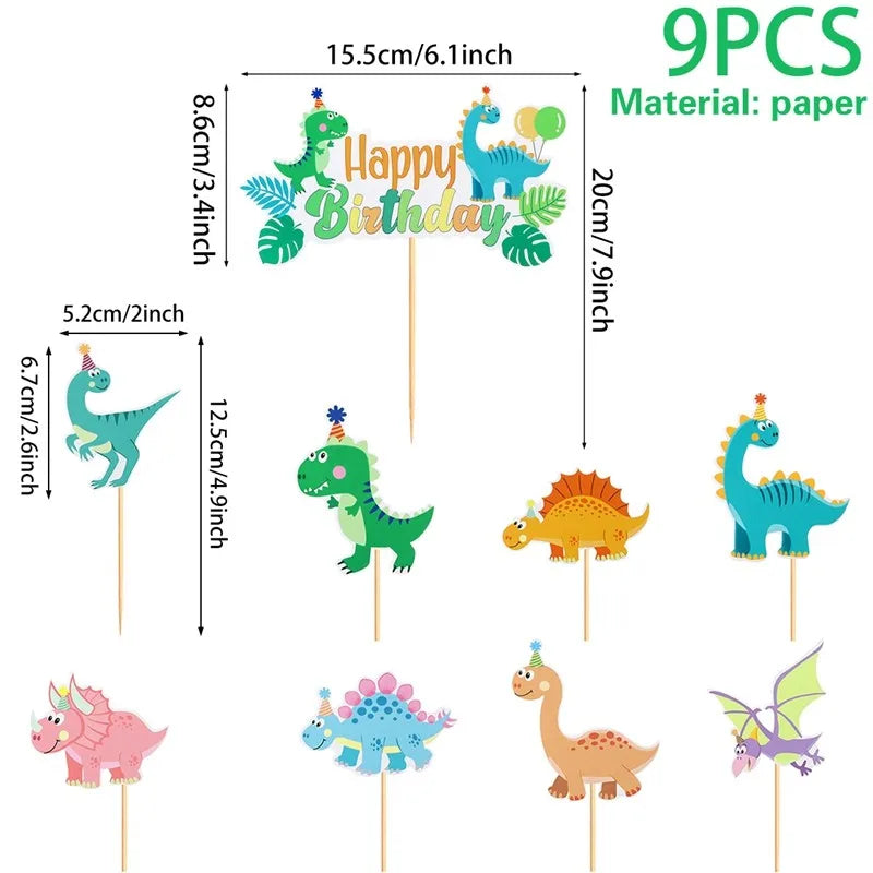 Roar Dinosaur Theme Party Tableware Set