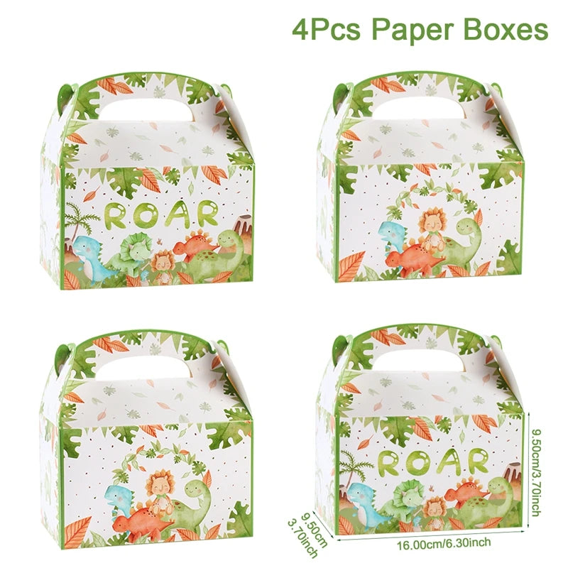 Roar Dinosaur Theme Party Tableware Set