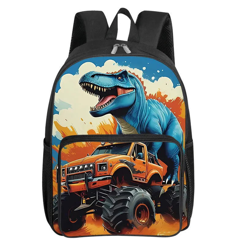 Dinosaur Pattern School Backpack