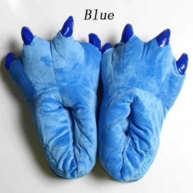 Dinosaur Claw Plush Slippers