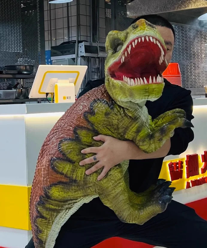 Silicone Animatronic Dinosaur Toy for Kids & Cosplay
