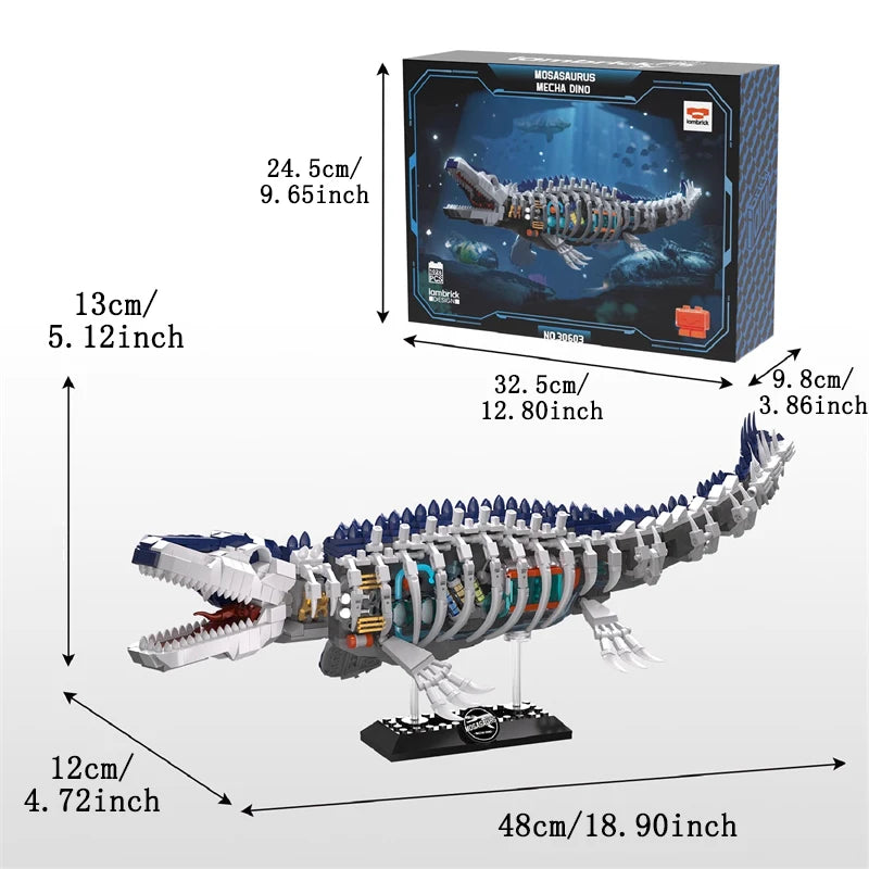 Mecha Dino Building Blocks Set