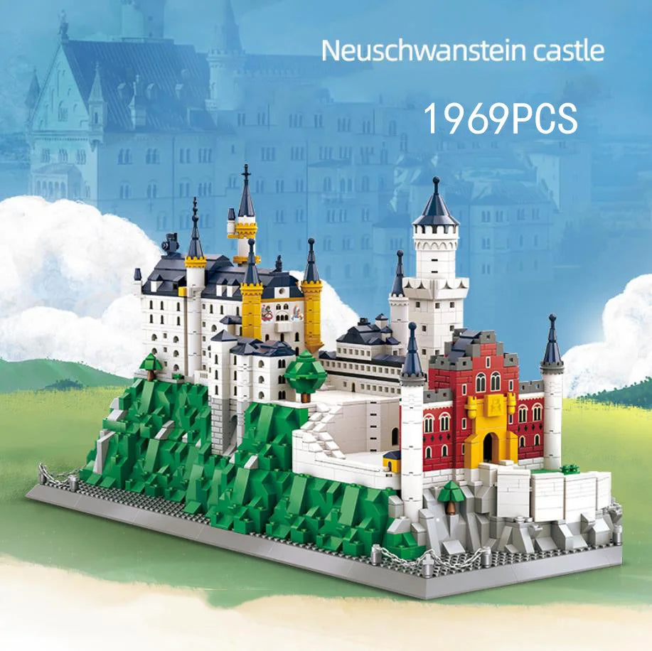 World Famous Architecture Building Block Stone Castles for Dragons that Roar!