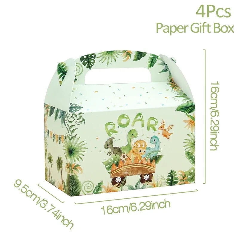 Roar Dinosaur Theme Party Tableware Set