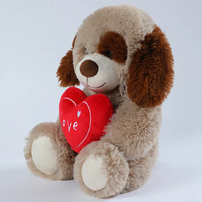 25cm Valentine's Day Heart Teddy Fairy Bear Stuffed Soft Cute Animal Plush Toys For Lovers Birthday Gifts Home Decroe