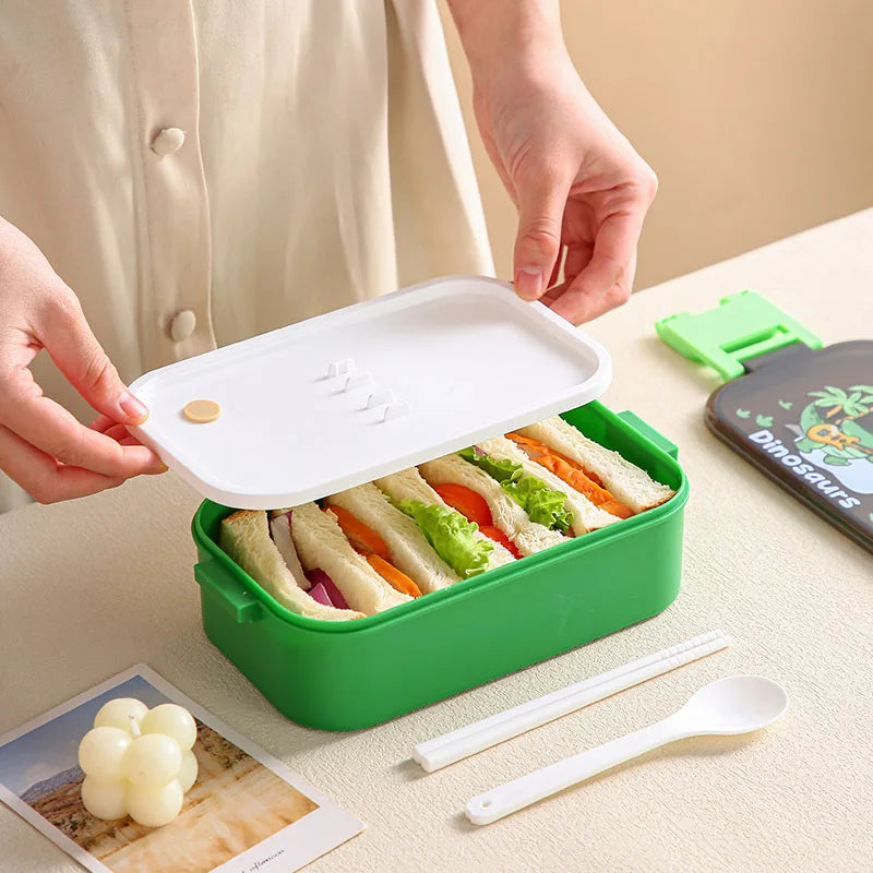 Dinosaur & Unicorn Kids Lunch Box Set