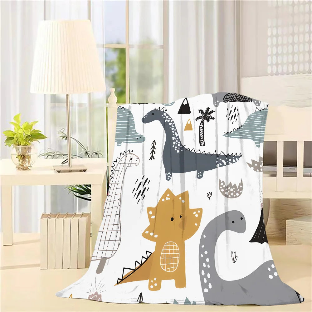 Cartoon Dinosaur Blanket